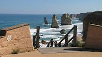  The Twelve Apostles, originally named the 'Sow and Piglets.'  They were formed by erosion of the original coastline.